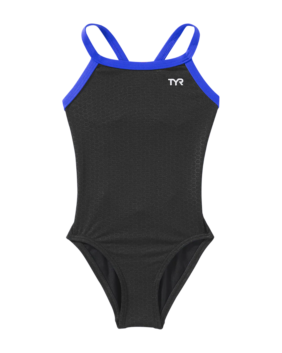 Durafast Elite® Girl's Diamondfit Swimsuit - Hexa