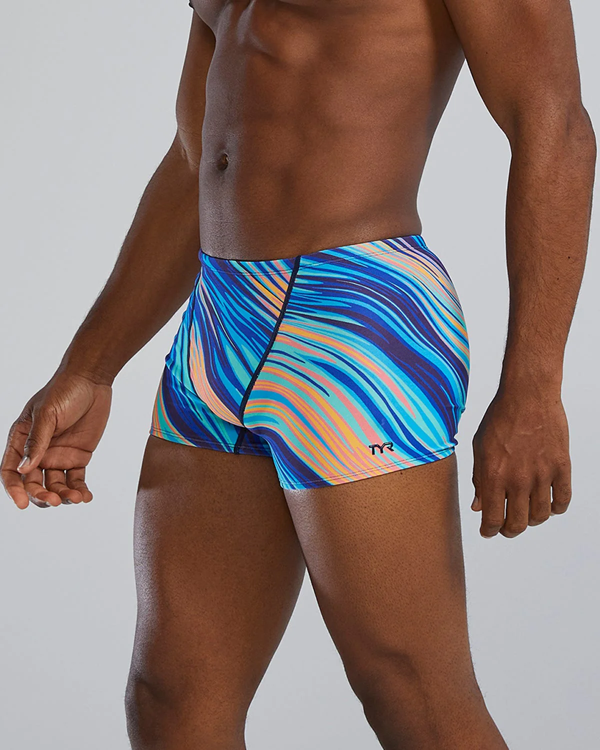 Durafast Elite® Men's Square Leg Swimsuit - Riptide - Image 3
