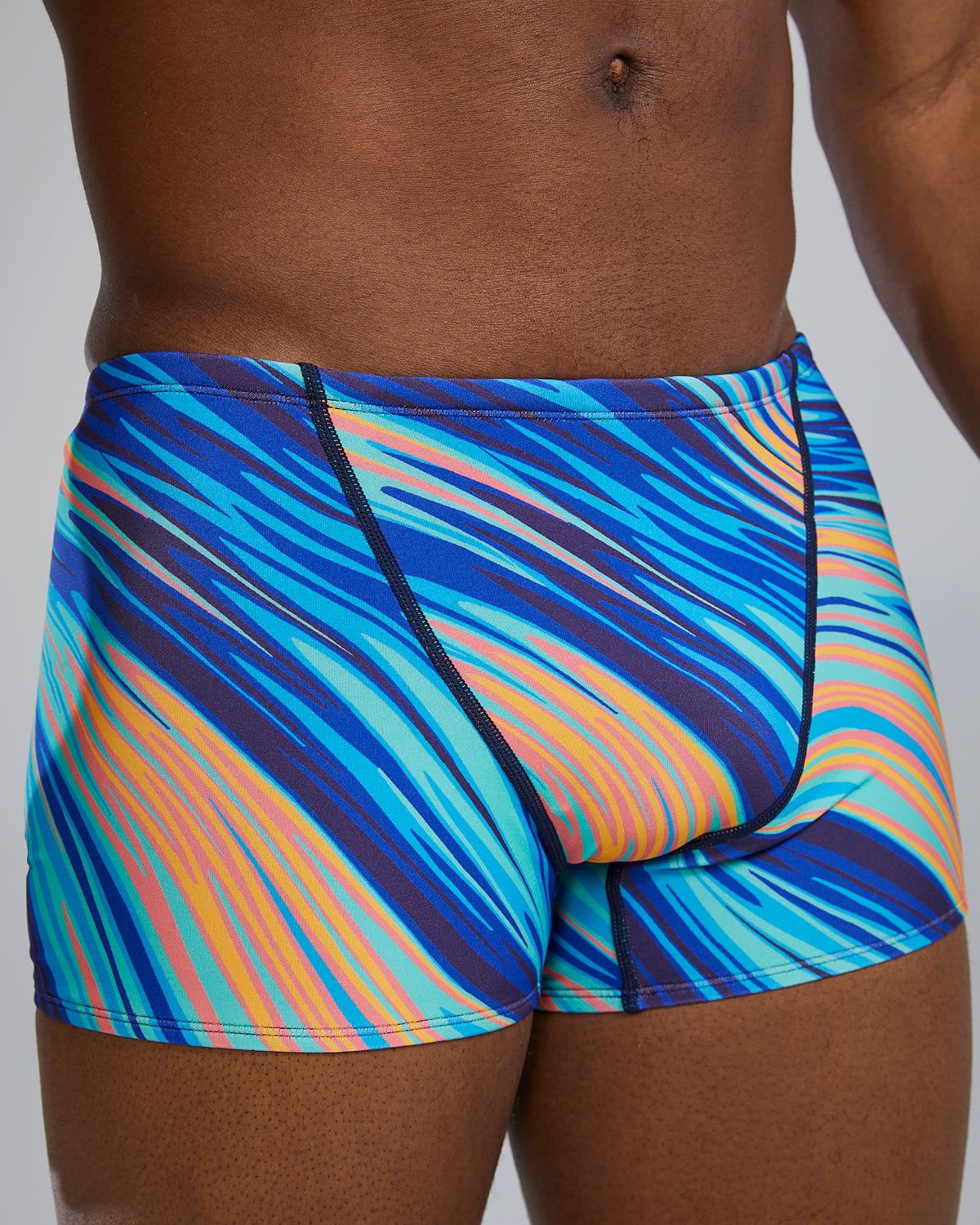 Durafast Elite® Men's Square Leg Swimsuit - Riptide - Image 6