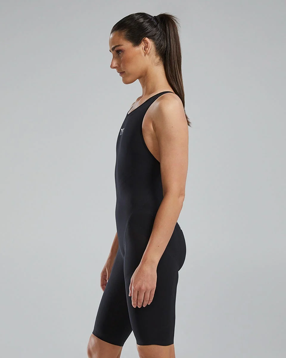Women's Venzo Closed Back Swimsuit - Solid - Non PFAS - Image 3