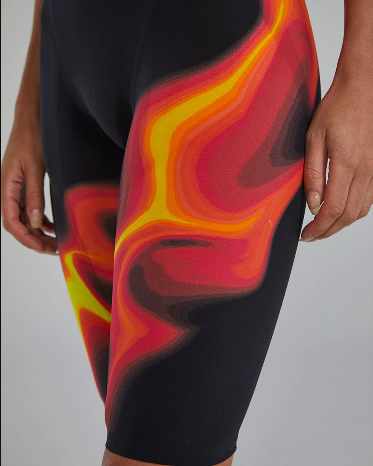 Women's Venzo Open Back Tech Suit - Infrared - Image 14